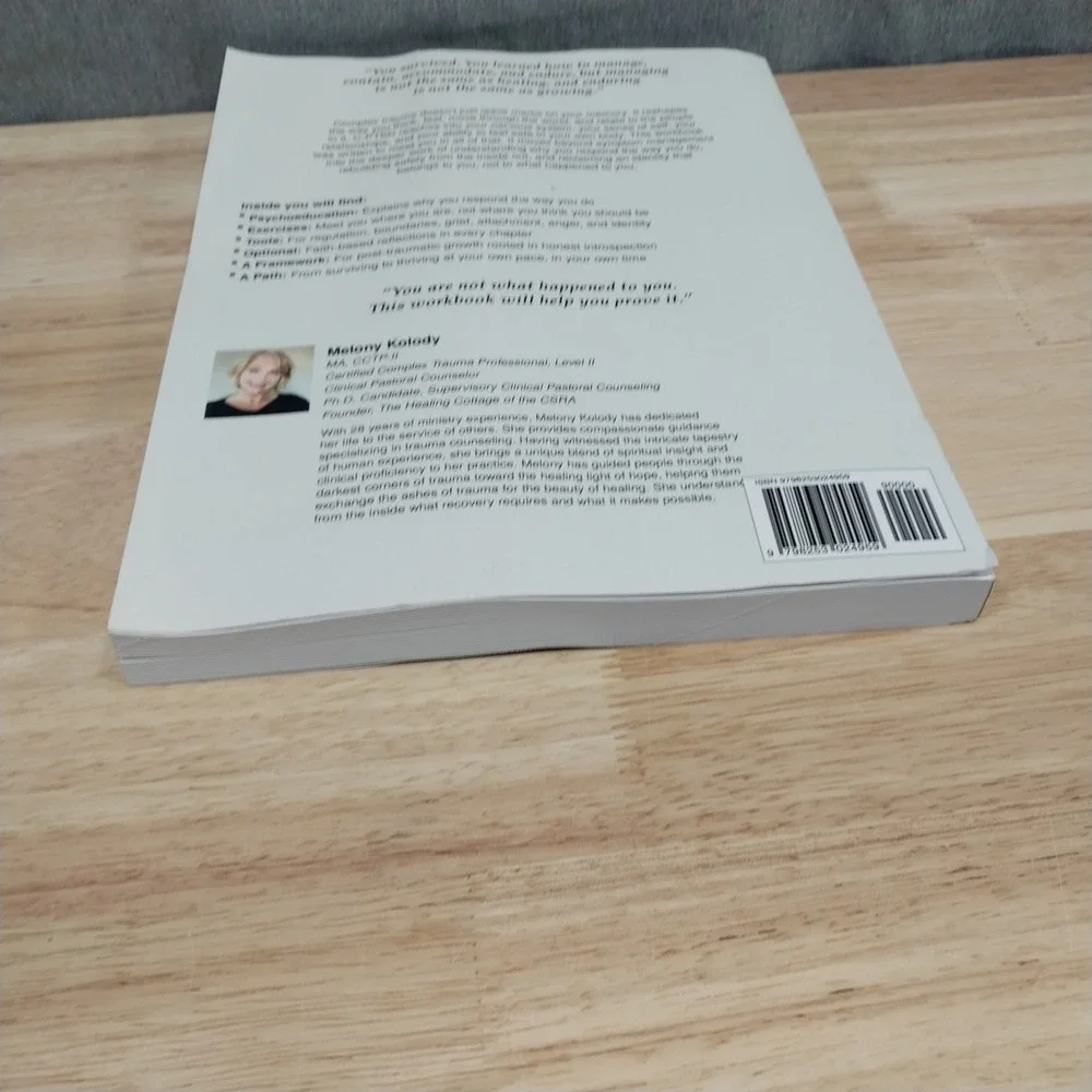 PTSD I'm Not What Happened to Me C-PTSD Melony Kolody Workbook